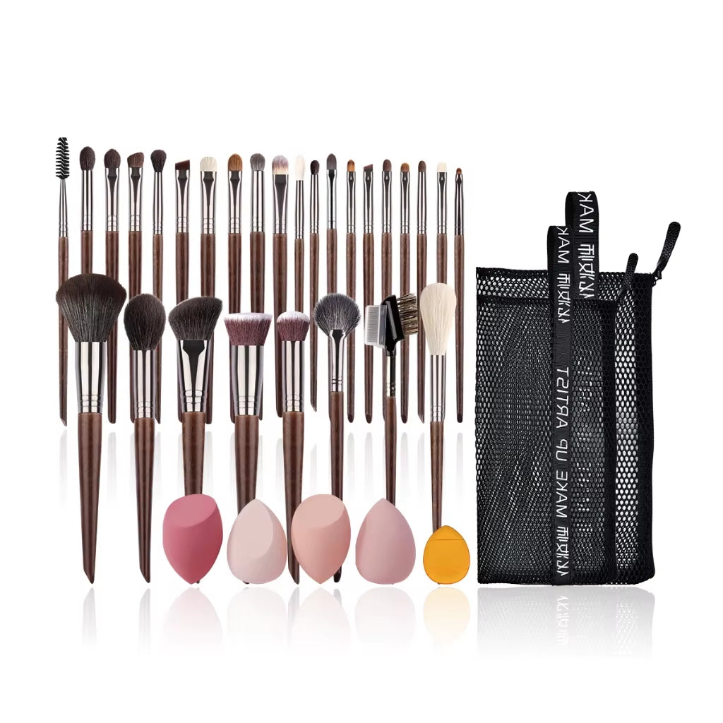 Natural Makeup Brushes Set Eyeshadow Make up Brush Goat Hair Kit for Makeup Nabor Kistey Blending Pinceaux Maquillage
