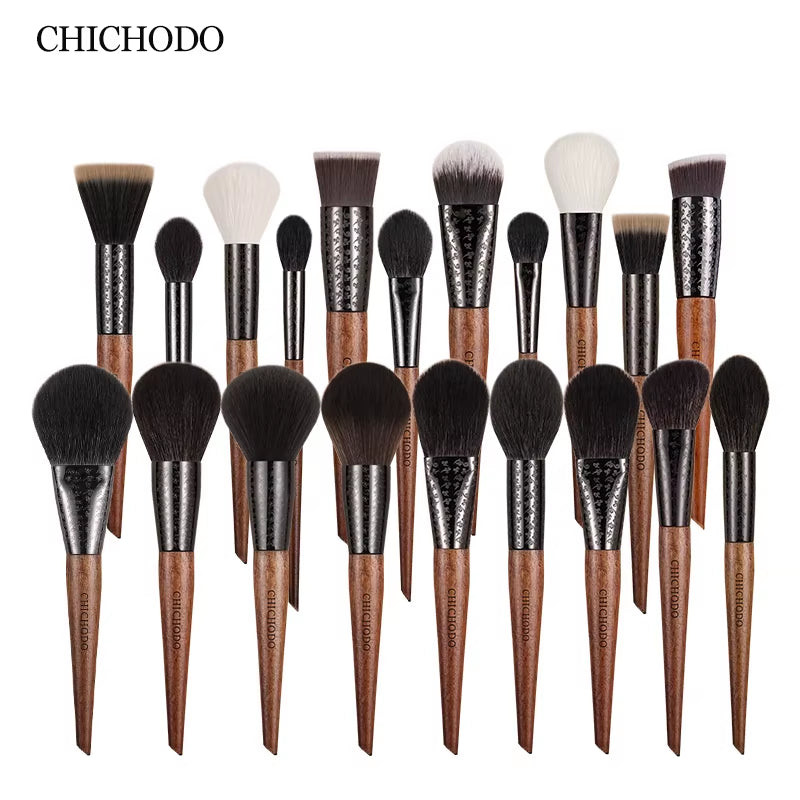 brus Multiple Choice Sculpture Tube Brush Natural and Synthetic Hair Makeup Brush Facial and Eye Makeup Tools Makeup Pen