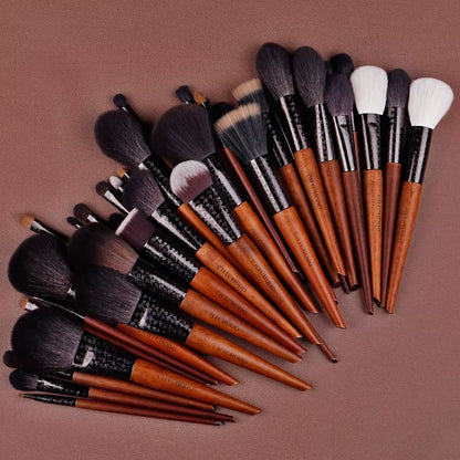 brus Multiple Choice Sculpture Tube Brush Natural and Synthetic Hair Makeup Brush Facial and Eye Makeup Tools Makeup Pen