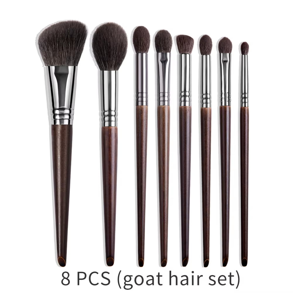 Natural Makeup Brushes Set Eyeshadow Make up Brush Goat Hair Kit for Makeup Nabor Kistey Blending Pinceaux Maquillage