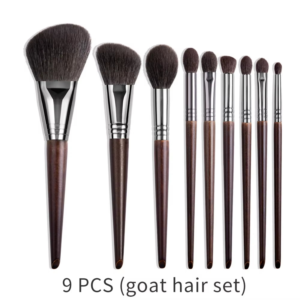 Natural Makeup Brushes Set Eyeshadow Make up Brush Goat Hair Kit for Makeup Nabor Kistey Blending Pinceaux Maquillage