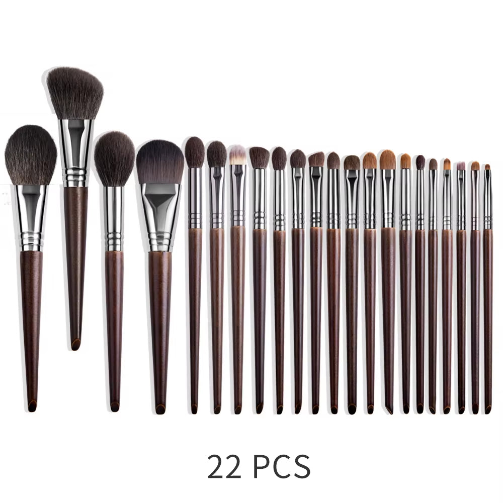 Natural Makeup Brushes Set Eyeshadow Make up Brush Goat Hair Kit for Makeup Nabor Kistey Blending Pinceaux Maquillage