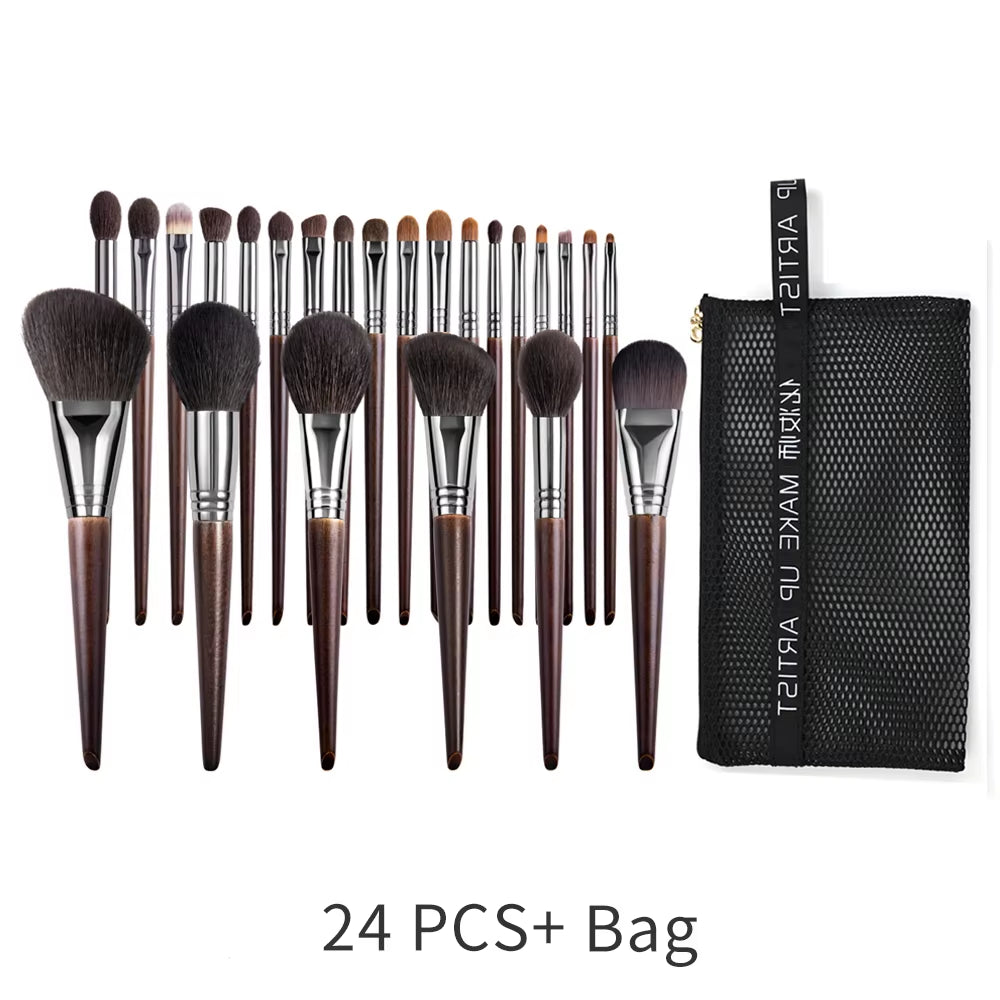 Natural Makeup Brushes Set Eyeshadow Make up Brush Goat Hair Kit for Makeup Nabor Kistey Blending Pinceaux Maquillage