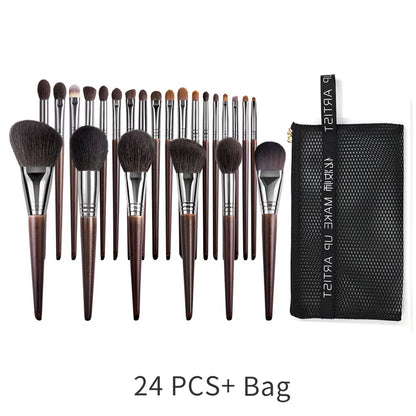 Natural Makeup Brushes Set Eyeshadow Make up Brush Goat Hair Kit for Makeup Nabor Kistey Blending Pinceaux Maquillage