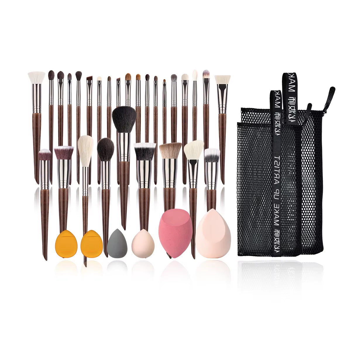 Natural Makeup Brushes Set Eyeshadow Make up Brush Goat Hair Kit for Makeup Nabor Kistey Blending Pinceaux Maquillage